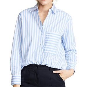 AYR The Deep End Button Down Striped Shirt